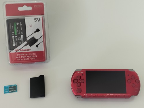 Sony psp 3000 3004 rosso - psp,